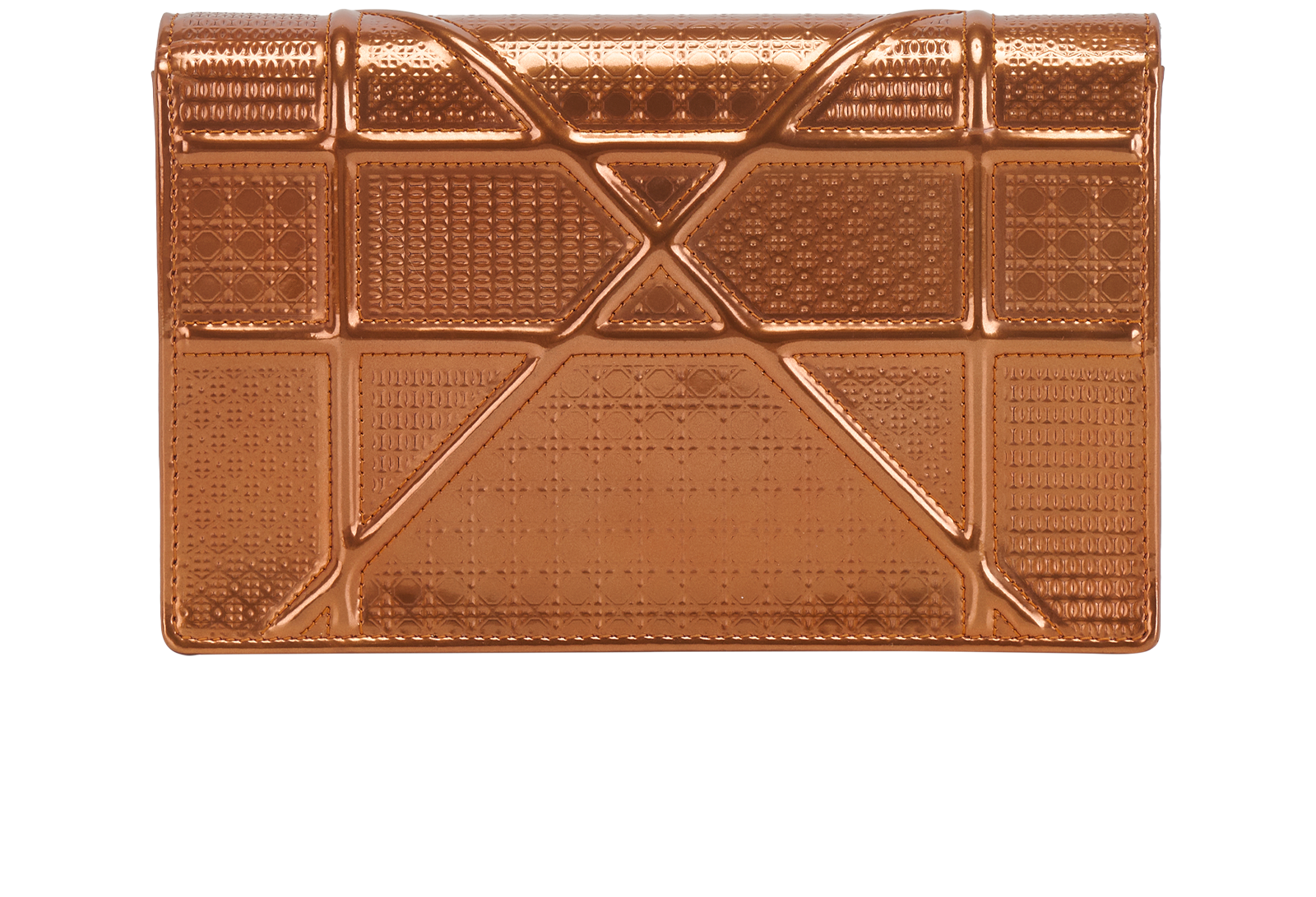 Diorama Wallet On Chain, &pound;695, Handbags, Bronze, Leather, Back view